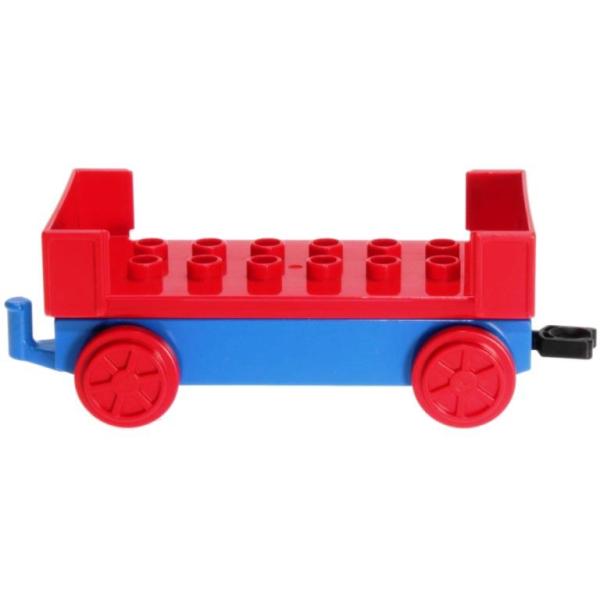 LEGO Duplo - Train Wagen Low Side Car Red duptrain01/6440