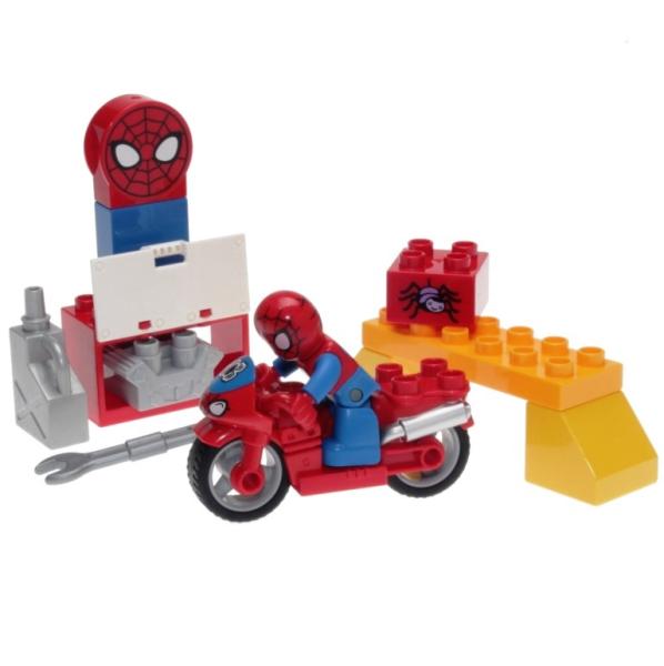 Duplo - L'atelier de la moto-araignée de Spider-Man LEGO : Comparateur,  Avis, Prix