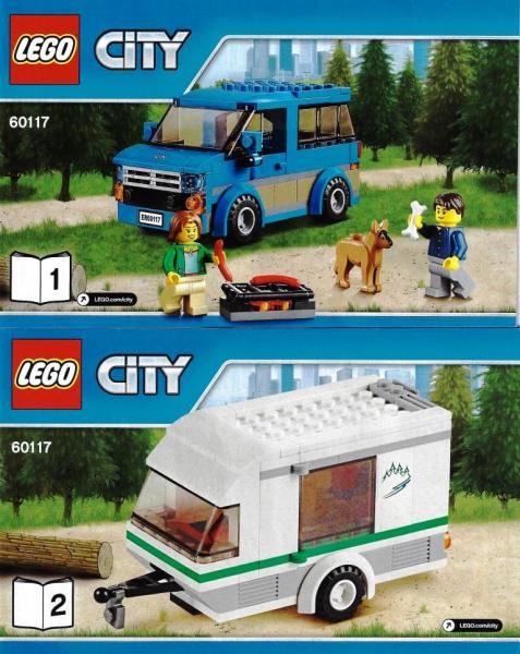 LEGO City 60117 - Van & Wohnwagen