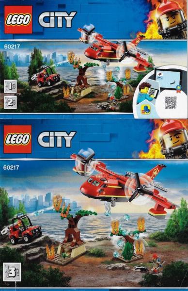 LEGO City 60217 - L'avion des pompiers