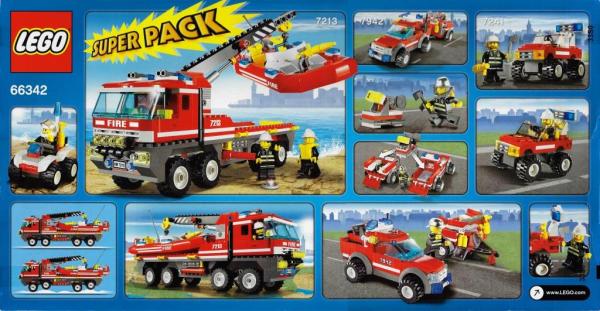 LEGO City 66342 - Superpack 3 in 1 (7213, 7241, 7942)