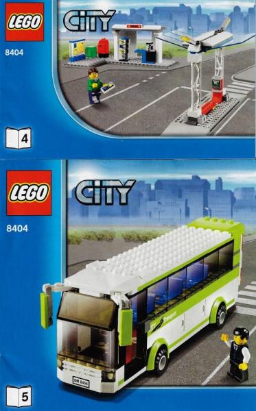 LEGO City 8404 - Bus und Tramstation