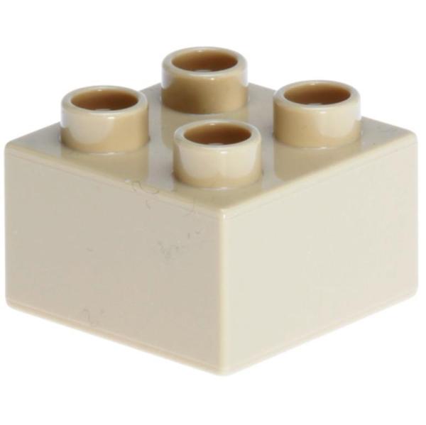 LEGO Duplo - Brick 2 x 2 3437 Tan