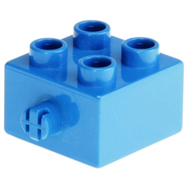 LEGO Duplo - Brick 2 x 2 with Pin 3966 Blue