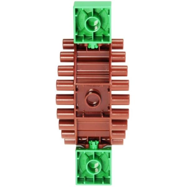 LEGO Duplo - Bridge Log 31062 Reddish Brown with Bricks