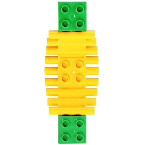 LEGO Duplo - Bridge Log 31062 Yellow with Bricks