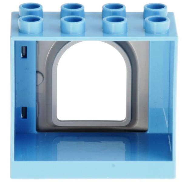 LEGO Duplo - Building Window 61649/16598 Medium Blue/Light Bluish Gray