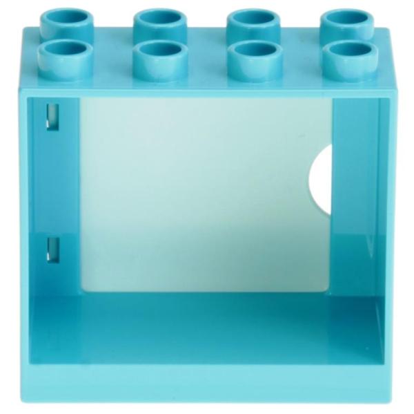 LEGO Duplo - Building Window 61649/27382 Medium Azure/Light Aqua