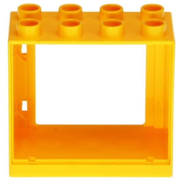 LEGO Duplo - Building Window Frame 2332b Yellow