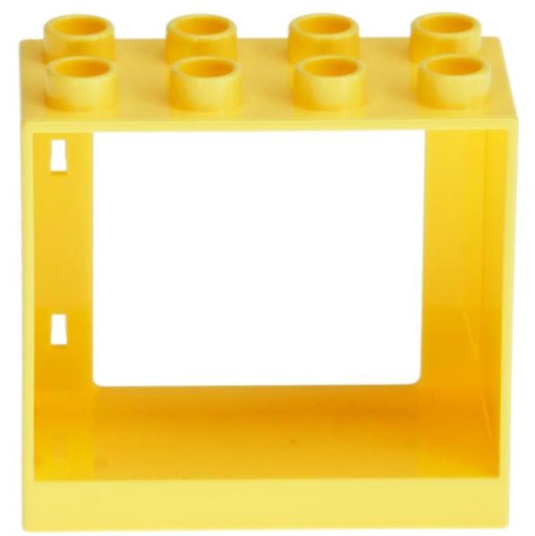 LEGO Duplo - Building Window Frame 61649 Bright Light Yellow