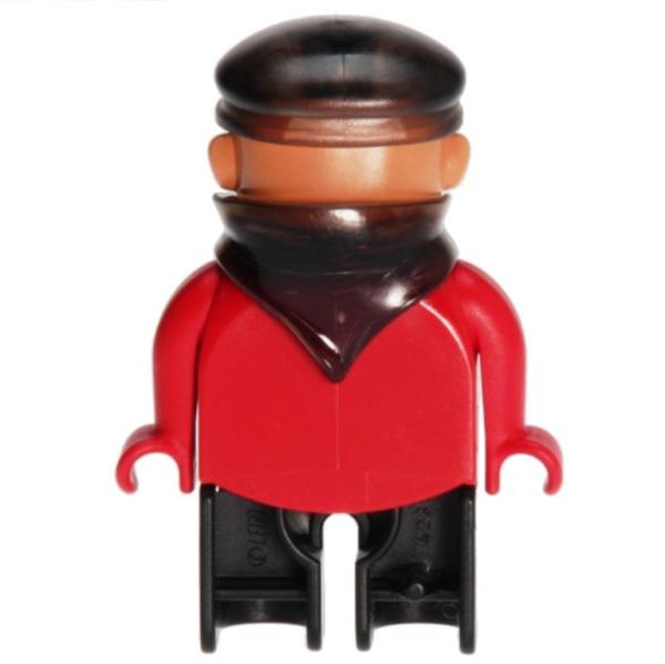 LEGO Duplo - Figure Male 4555pb051 (Intelli-Train Red Conductor)