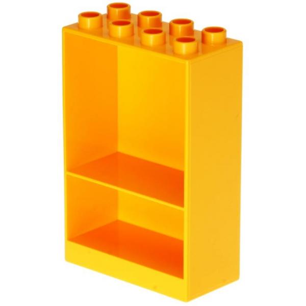 LEGO Duplo - Furniture Cabinet 2 x 4 x 5 27395 Bright Light Orange