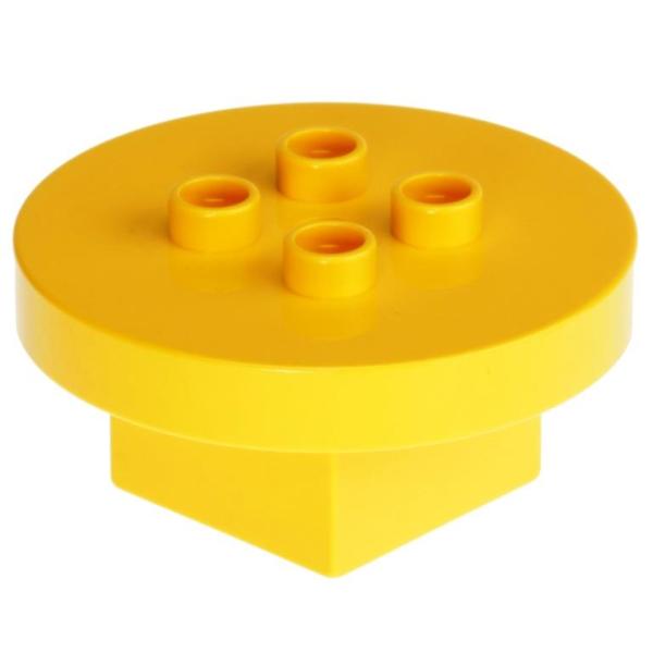LEGO Duplo - Furniture Table Round 4 x 4 x 1.5 31066 Yellow