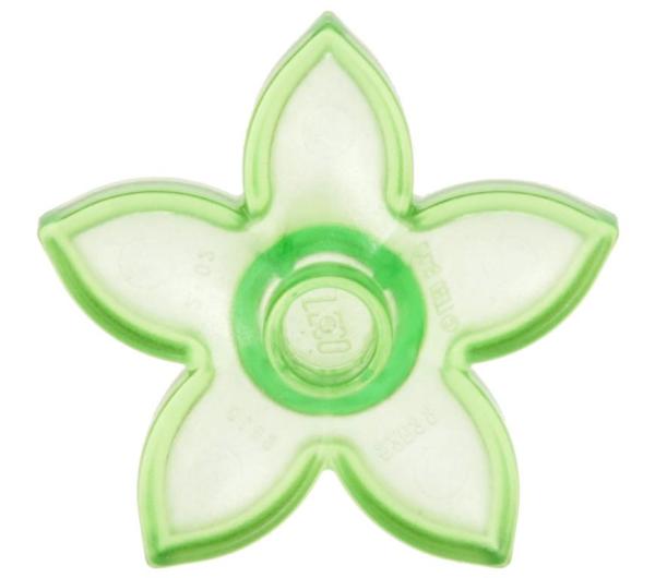 LEGO Duplo - Plant Flower 6510 Trans-Light Bright Green