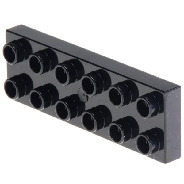 LEGO Duplo - Plate 2 x 6 98233 Black