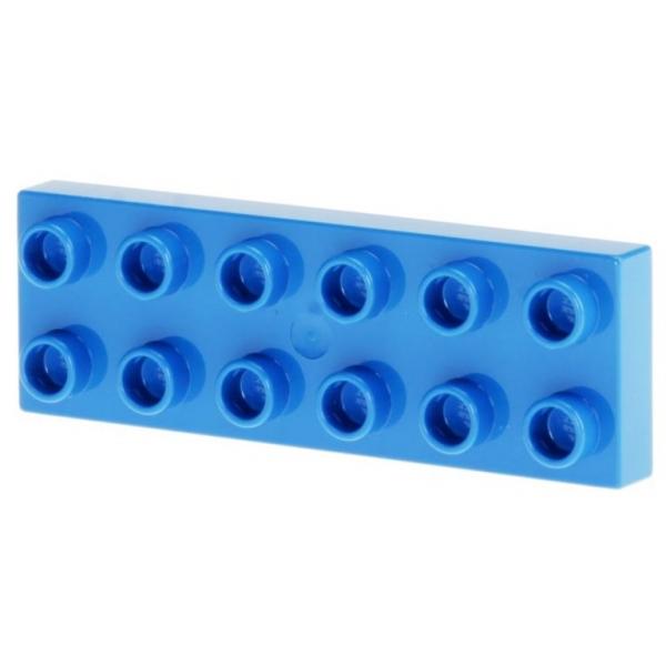 LEGO Duplo - Plate 2 x 6 98233 Blue