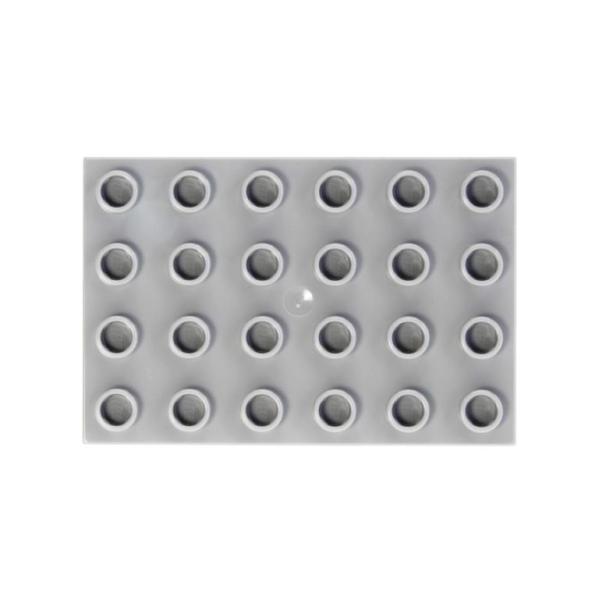 LEGO Duplo - Plate 4 x 6 25549 Light Bluish Gray