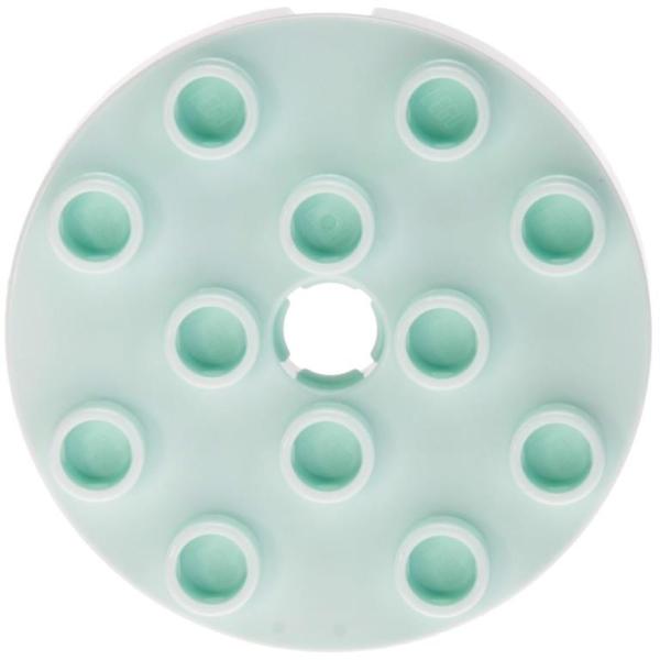 LEGO Duplo - Plate Round 4 x 4 with 1 Hole 98222 Light Aqua
