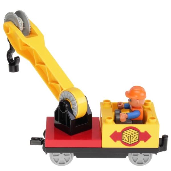 LEGO Duplo - Train Güterwagen Kranwagen 31300c01/98456pb03/92005 /13341c01/13366c01/47394pb156