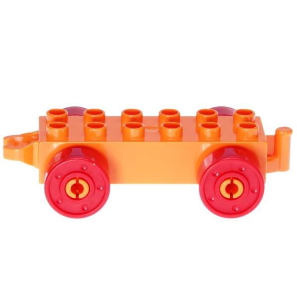 LEGO Duplo - Vehicle Car Base 2 x 6 11248c02 Orange