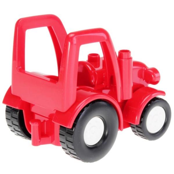 LEGO Duplo - Vehicle Tractor 15313c03/15581pb003 Red