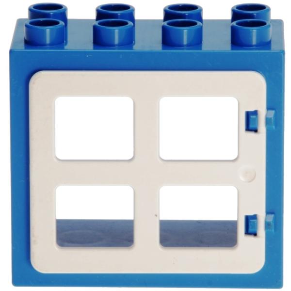 LEGO Duplo - Building Window 61649/90265 Blue White