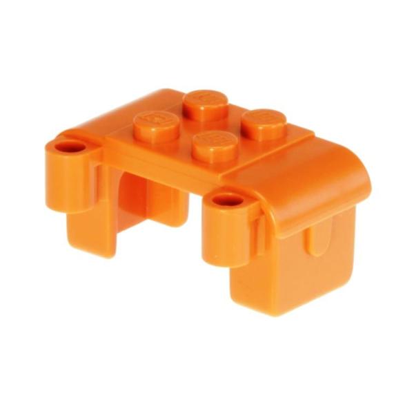 LEGO Fabuland Parts - Container, Side Bags 749 Earth Orange