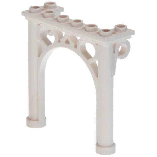 LEGO Parts - Arch 2 x 6 x 5 Ornamented 2145 White