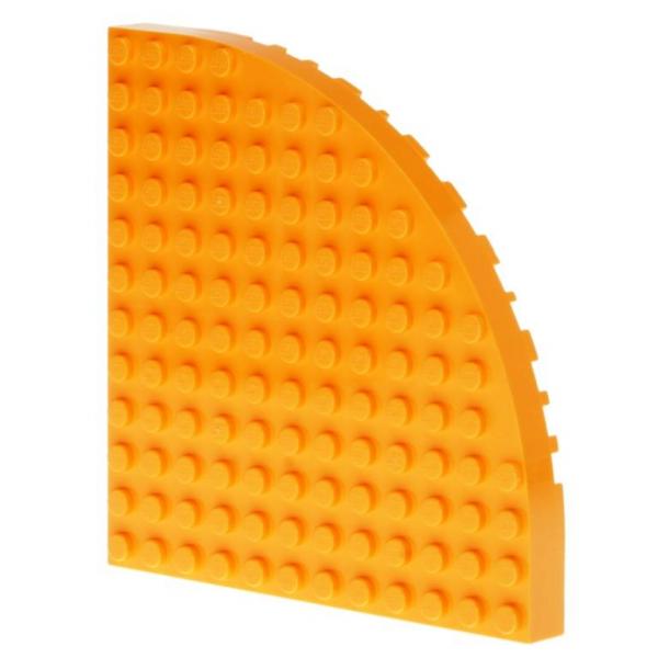 LEGO Parts - Brick, Round Corner 6162 Light Orange
