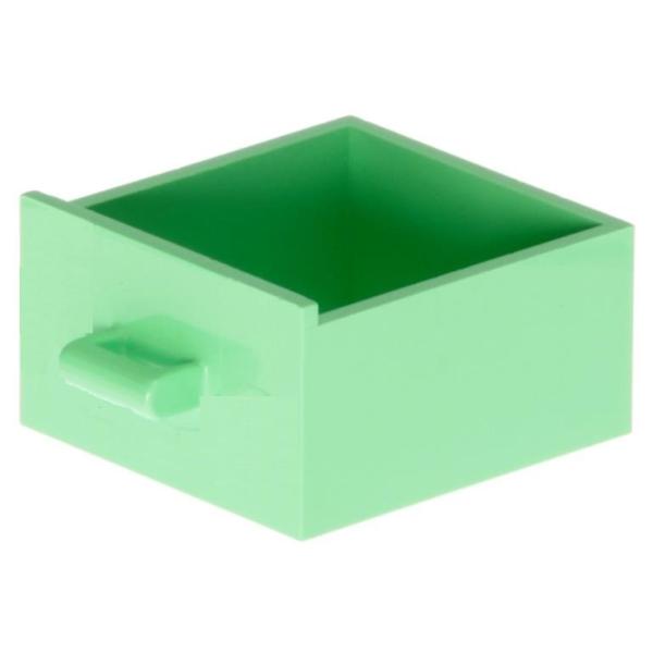 LEGO Parts - Container, Cupboard Drawer 6198 Medium Green