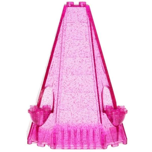 LEGO Parts - Tower Roof 33215 Glitter Trans-Dark Pink