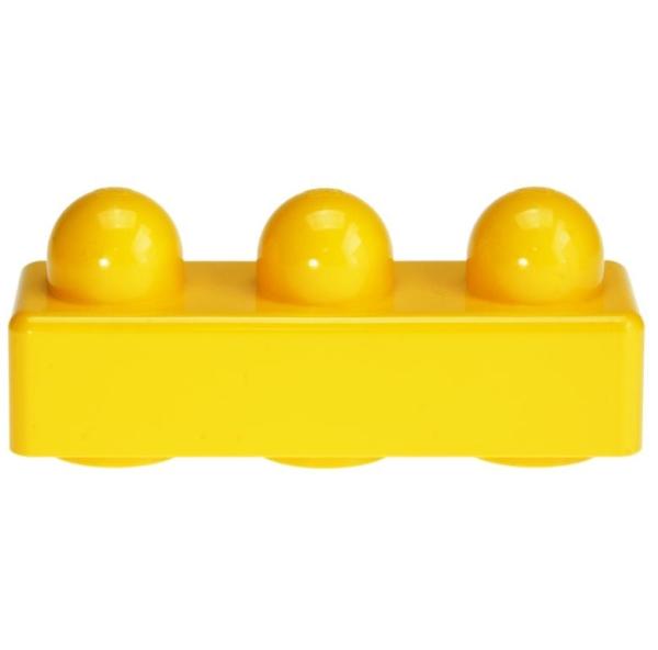 LEGO Primo - Brick 1 x 3 31002 Yellow