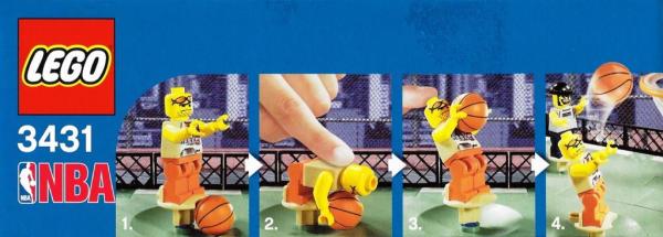 Lego 3431 Sports Basketball Streetball 2 vs 2