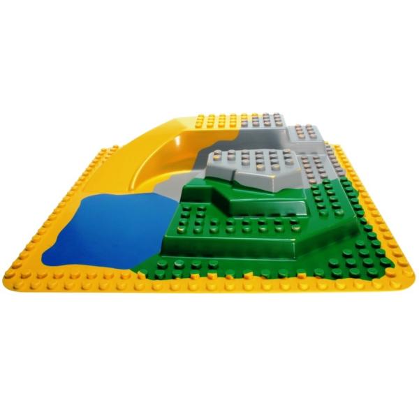 LEGO Duplo - Baseplate 2295 - Raised 24 x 24 Four Level with Lake