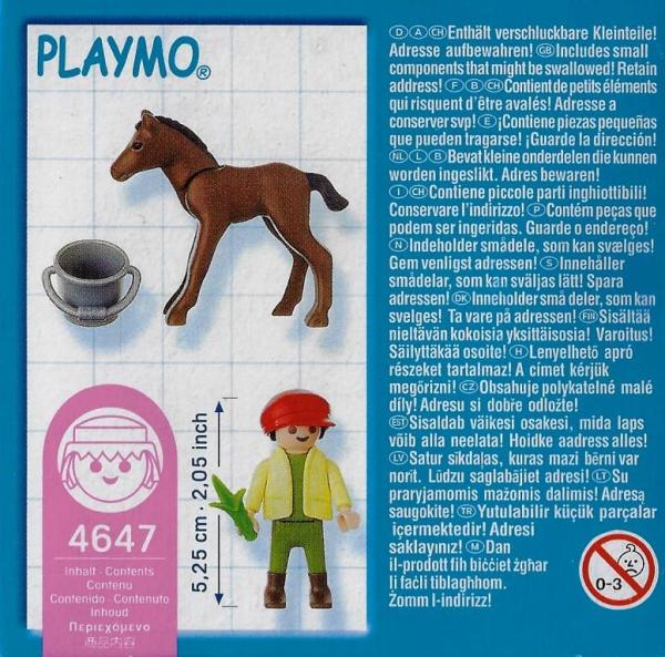 Playmobil - 4647 Junge mit Fohlen