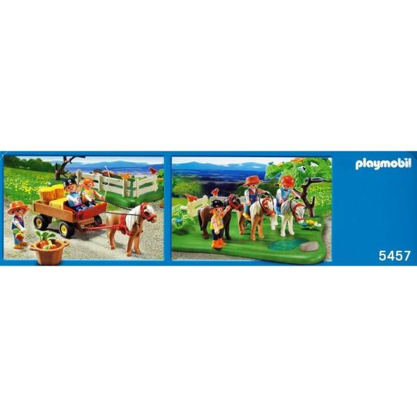 Playmobil - 5457 Jubiläums-Kompakt Set Ponykoppel + Ponywagen