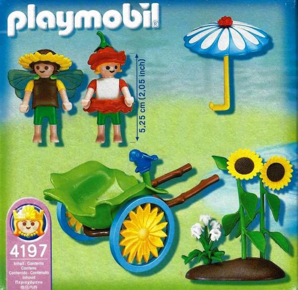 Playmobil - 4197 Fée et lutin avec pousse-pousse