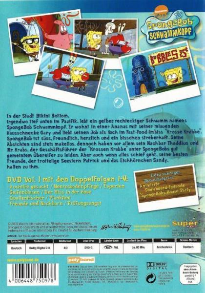 DVD - SpongeBob Schwammkopf Vol. 1