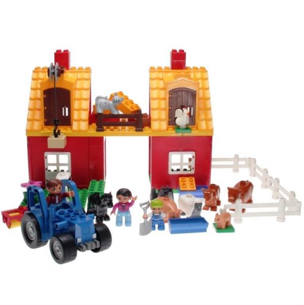 LEGO DUPLO 4665 - La Grande Ferme - Tracteur Vache Mouton cochon poule chat  EUR 54,99 - PicClick FR