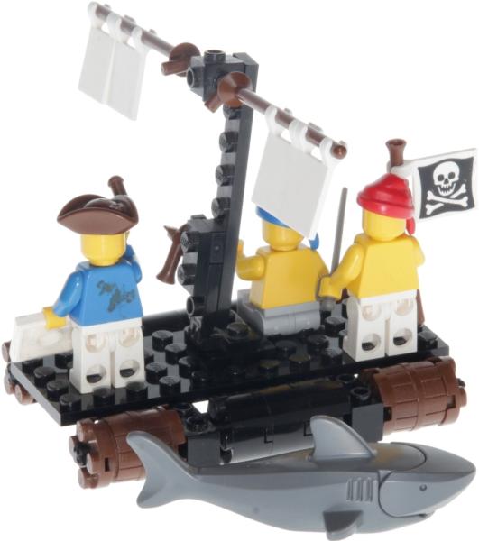 LEGO Legoland 6257 - Le radeau de Castaway