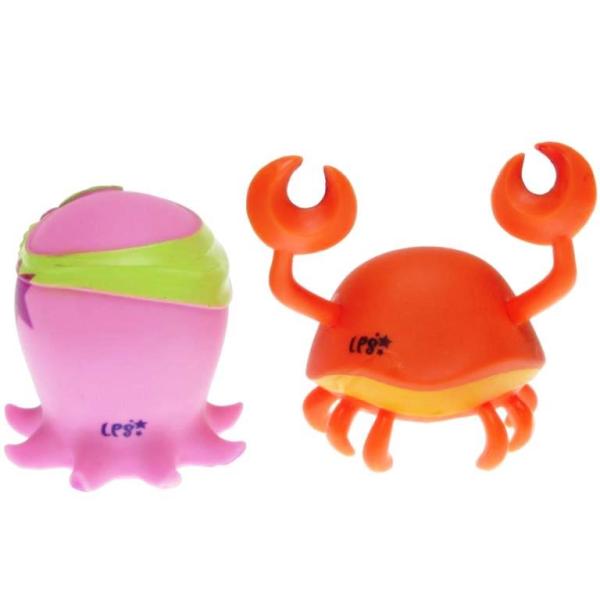 Littlest Pet Shop - Totally Talented A0528 - Crab 2854, Octopus 2855