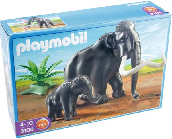 Playmobil - 5105 Woolly Mammoth With Baby