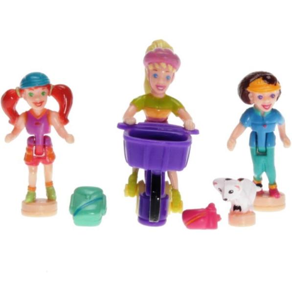Polly Pocket Mini - 1998 - Action Park - Cycling - Mattel Toys 21943