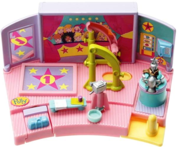 Polly Pocket Mini - 1999 - Gym Turnfest - Uneven Parallel Bar - Mattel Toys 24844