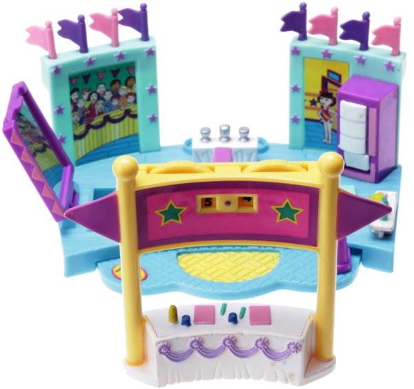 Polly Pocket Mini - 1999 - Gym Turnfest - Vault Mattel Toys 24845