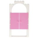 LEGO Belville Parts - Wall, Door 33227/3644 White/Bright Pink