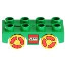 LEGO Duplo - Road Car Base 31202c06pb01 Green