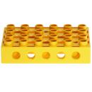 LEGO Duplo - Toolo Brick 4 x 6 with 3 Screws 31345c01 Yellow