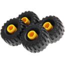 LEGO Duplo - Toolo Wheel with Black Tire Standard 6290c01