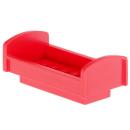 LEGO Fabuland Parts - Bed 4336 Red